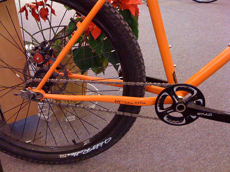 Surly 1 x 1 - drivetrain view