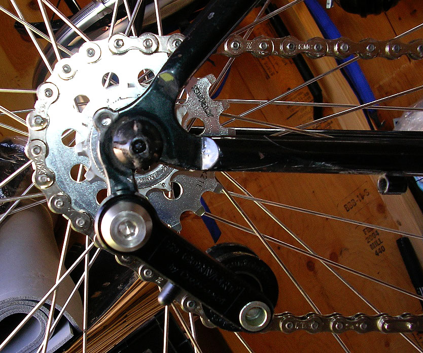 Kona Fire Mountain Singlespeed - tensioner detail