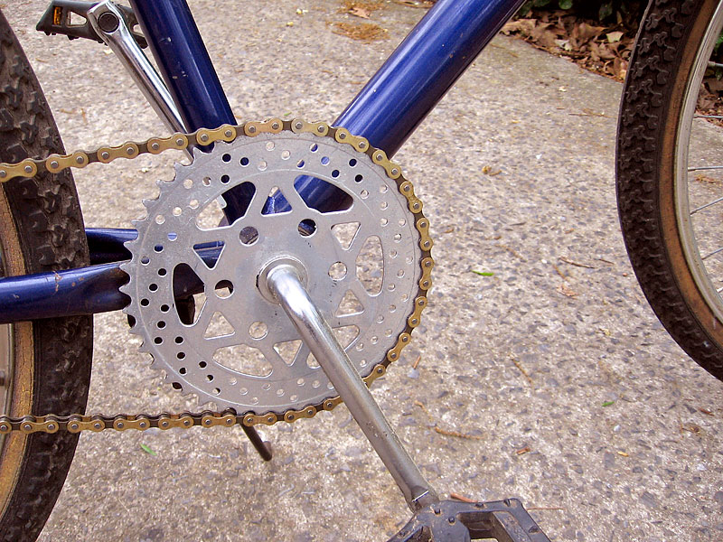 Roadmaster Singlespeed - chainring detail