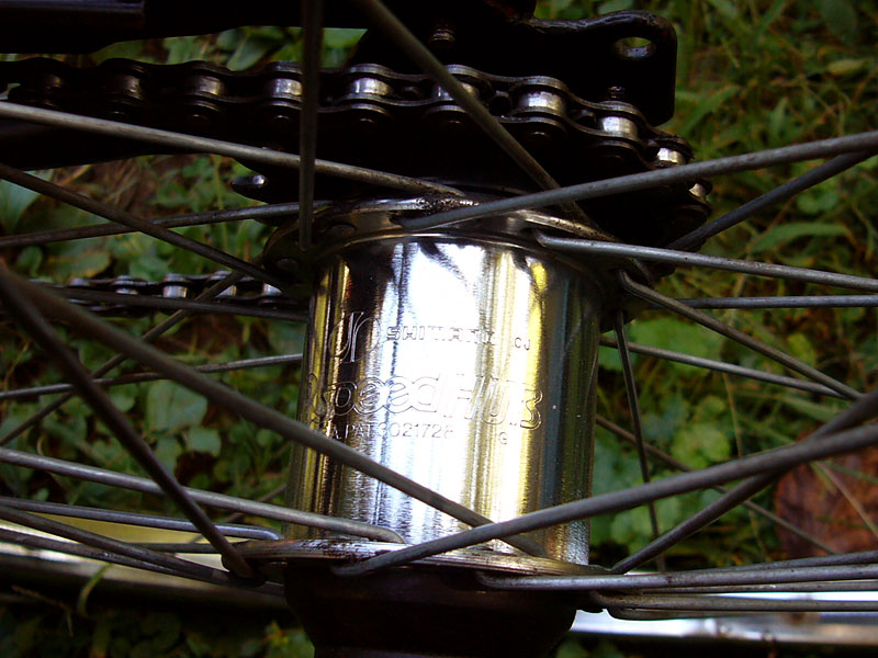 Huffy Sea Trails - Polished up hub