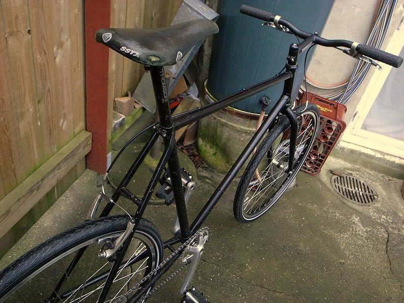 Fixed Gear Mountain Bike - rear angled view