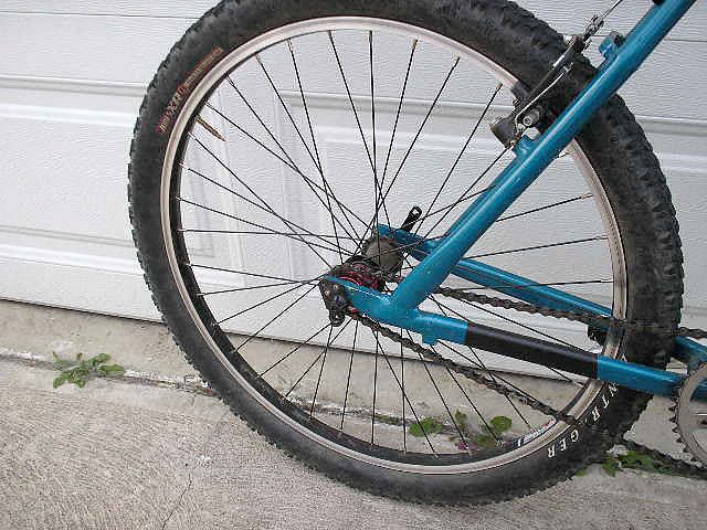 Cannondale M600 - rear wheel detail