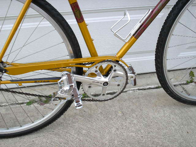 Salsa Casseroll - crank and guard detail