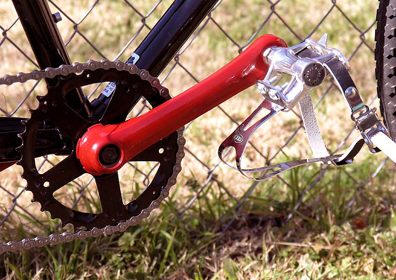 Bianchi Broadway - crankset detail