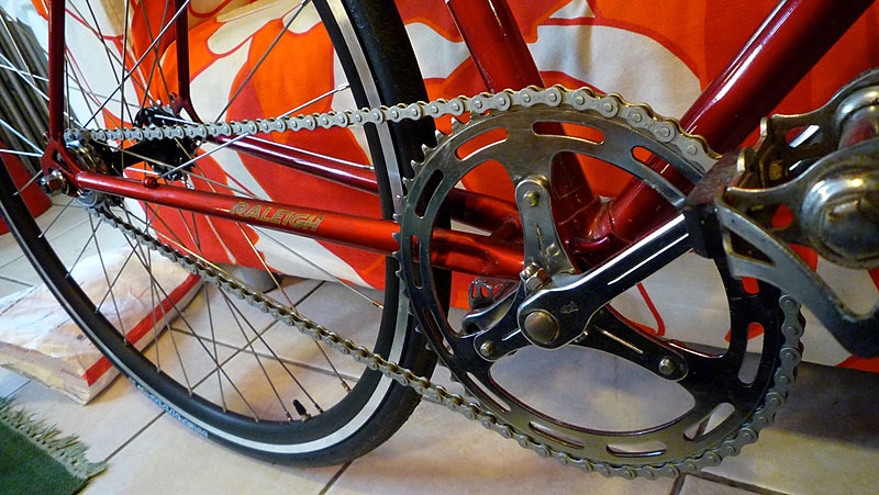 Raleigh Grand Prix - drivetrain detail