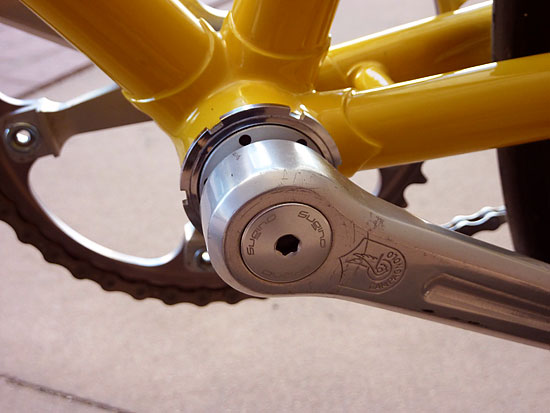 Guiseppe Saronni - bottom bracket detail