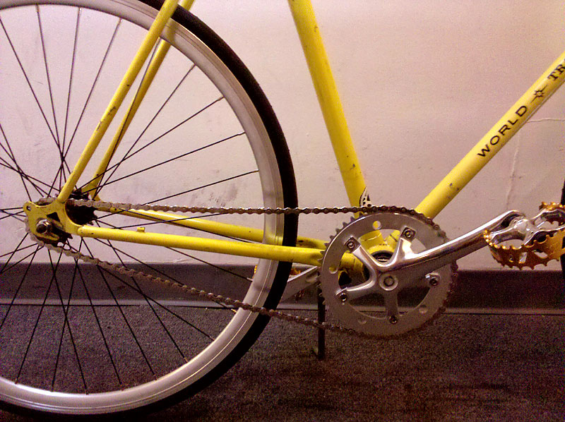 Schwinn World Traveler - drivetrain detail