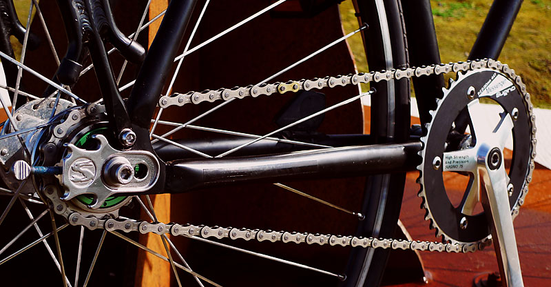 Vincerunner's Singlespeed - drivetrain detail