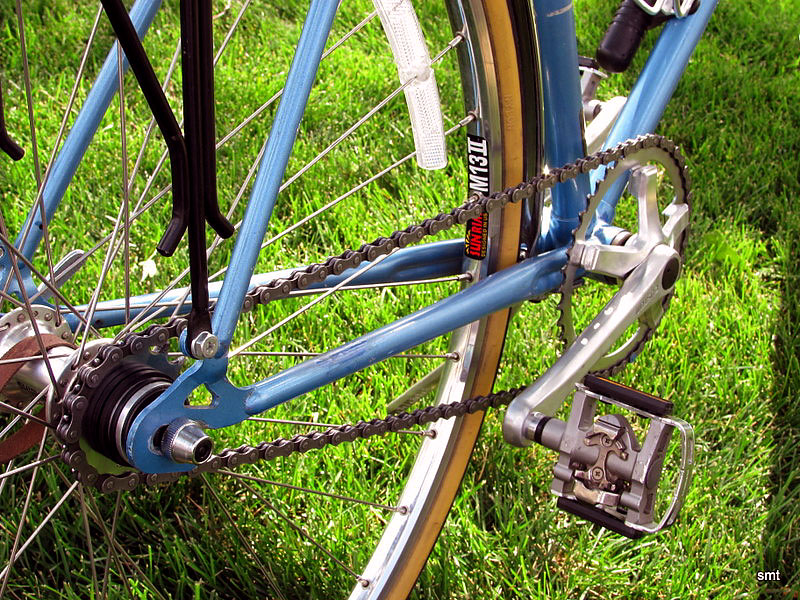 Raleigh Sportif - drivetrain detail