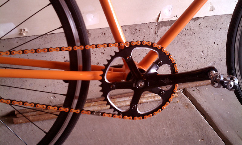 Schwinn Continental - crankset detail