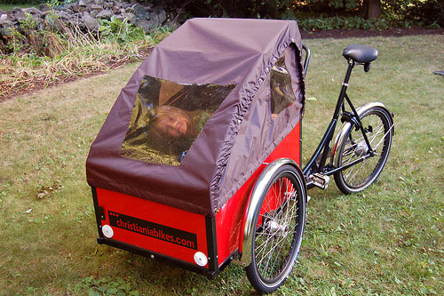 Christiana Cargo Trike - front quarter view