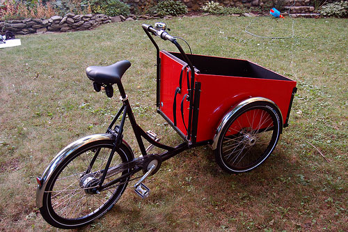 Christiana Cargo Trike - rear quarter view