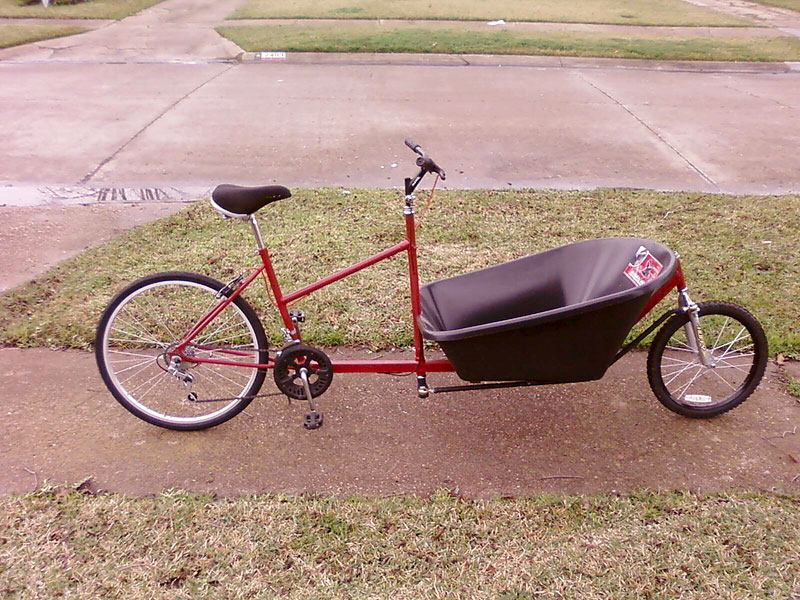 Dutch Style Cargo Bike - side view