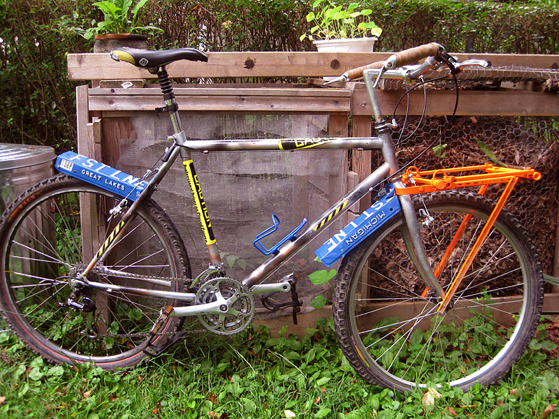 Recycled Utility Bike - side view