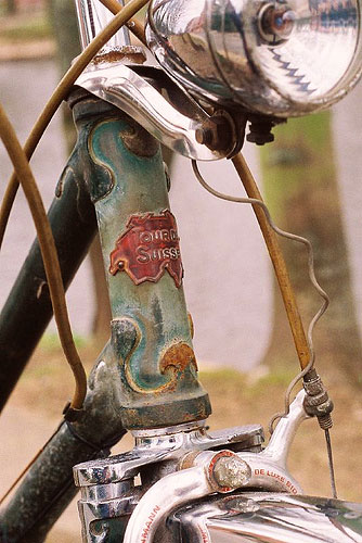 Tour-de-Suisse Townbike - front end details